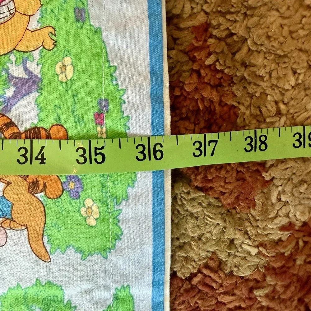 VTG 90s Disney Winnie The Pooh Piglet Tigger Curtain Valance Fabric 36x188